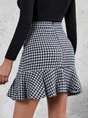 Акція на Спідниця жіноча SHEIN GD-00098041 S Чорно-біла від Rozetka