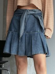 Акція на Спідниця жіноча SHEIN GD-00098787 L Синя від Rozetka