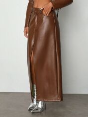 Акція на Спідниця жіноча SHEIN GD-00125264 S Коричнева від Rozetka