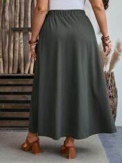 Акція на Спідниця жіноча SHEIN GD-00137385 XL Темно-сіра від Rozetka