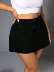 Акція на Спідниця жіноча SHEIN GD-00112710 2XL Чорна від Rozetka