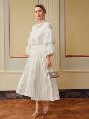 Акція на Спідниця жіноча SHEIN GD-00132452 S Біла від Rozetka