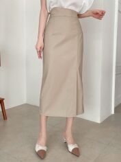 Акція на Спідниця жіноча SHEIN GD-00143984 L Бежева від Rozetka