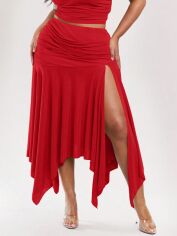 Акція на Спідниця жіноча SHEIN GD-00140019 4XL Червона від Rozetka