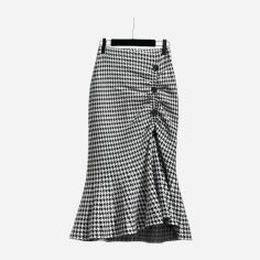 Акція на Спідниця жіноча SHEIN GD-00134994 XL Чорно-біла від Rozetka