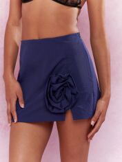 Акція на Спідниця жіноча SHEIN GD-00132569 XS Темно-синя від Rozetka