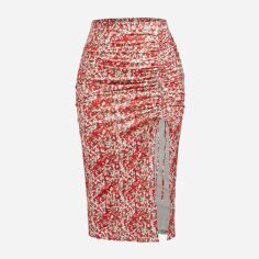 Акція на Спідниця жіноча SHEIN GD-00133204 XL Червона від Rozetka