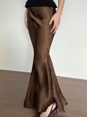 Акція на Спідниця жіноча SHEIN GD-00134279 XL Коричнева від Rozetka