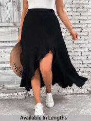 Акція на Спідниця жіноча SHEIN GD-00134346 XL Чорна від Rozetka