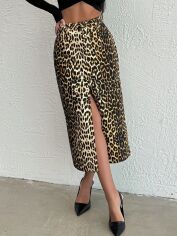 Акція на Спідниця жіноча SHEIN GD-00134686 40 Коричнева від Rozetka