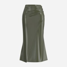 Акція на Спідниця жіноча SHEIN GD-00131642 XS Темно-зелена від Rozetka