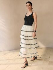 Акція на Спідниця жіноча SHEIN GD-00132058 XS Біла від Rozetka