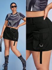 Акція на Спідниця жіноча SHEIN GD-00154788 XL Чорна від Rozetka