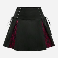 Акція на Спідниця жіноча SHEIN GD-00148546 S Чорна від Rozetka