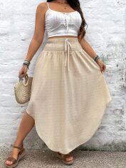 Акція на Спідниця жіноча SHEIN GD-00154737 XL Бежева від Rozetka