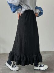 Акція на Спідниця жіноча SHEIN GD-00155898 S Чорна від Rozetka