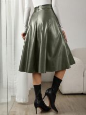 Акція на Спідниця жіноча SHEIN GD-00153601 XS Хакі від Rozetka