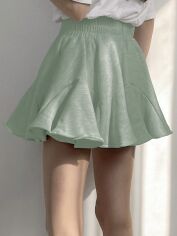 Акція на Спідниця жіноча SHEIN GD-00152558 XL Світло-зелена від Rozetka