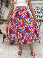 Акція на Спідниця жіноча SHEIN GD-00153744 XS Комбінована від Rozetka