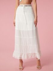 Акція на Спідниця жіноча SHEIN GD-00150761 S Біла від Rozetka