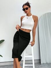 Акція на Спідниця жіноча SHEIN GD-00152167 XL Чорна від Rozetka