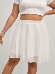 Акція на Спідниця жіноча SHEIN GD-00137458 XL Біла від Rozetka