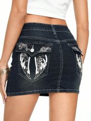 Акція на Спідниця жіноча SHEIN GD-00128770 S Чорна від Rozetka