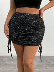 Акція на Спідниця жіноча SHEIN GD-00131962 3XL Чорна від Rozetka