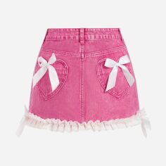 Акція на Спідниця жіноча SHEIN GD-00132150 L Рожева від Rozetka