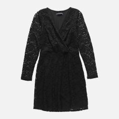 Акція на Плаття-сорочка вечірнє коротке осіннє жіноче Abercrombie & Fitch GD-00025188 XS Чорне від Rozetka