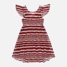 Акція на Плаття коротке літнє жіноче Mint&Berry GD-00052316 38 Бордове від Rozetka
