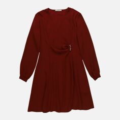 Акція на Плаття міді осіннє жіноче Mint&Berry GD-00052429 34 Бордове від Rozetka