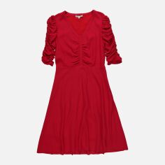 Акція на Плаття міді осіннє жіноче Mint&Berry GD-00026300 36 Червоне від Rozetka