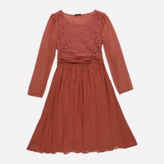 Акція на Плаття міді осіннє жіноче Mint&Berry GD-00026103 36 Коралове від Rozetka