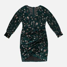 Акція на Плаття коротке осіннє жіноче Mint&Berry GD-00026127 L Зелене від Rozetka