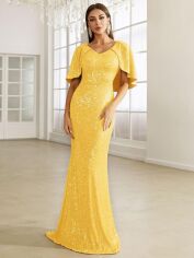 Акція на Плаття жіноче SHEIN GD-00119696 XL Жовте від Rozetka
