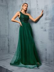 Акція на Плаття жіноче SHEIN GD-00118353 XL Темно-зелене від Rozetka