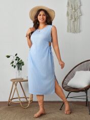 Акція на Плаття жіноче SHEIN GD-00118280 XL Блакитне від Rozetka