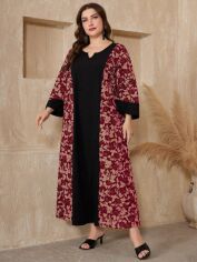 Акція на Плаття вечірнє довге літнє жіноче SHEIN GD-00118746 XL Комбіноване від Rozetka