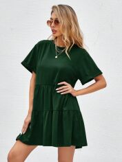 Акція на Плаття жіноче SHEIN GD-00117629 L Зелене від Rozetka