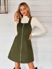 Акція на Плаття жіноче SHEIN GD-00117651 M Хакі від Rozetka