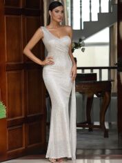 Акція на Плаття жіноче SHEIN GD-00119465 S Біле від Rozetka