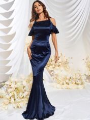 Акція на Плаття жіноче SHEIN GD-00119585 S Темно-синє від Rozetka