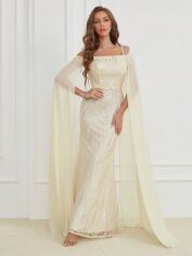 Акція на Плаття жіноче SHEIN GD-00118783 M Світло-жовте від Rozetka
