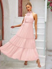 Акція на Плаття жіноче SHEIN GD-00119649 S Світло-рожеве від Rozetka