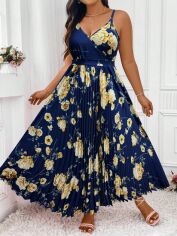 Акція на Сарафан жіночий літній SHEIN GD-00119232 4XL Темно-синій від Rozetka