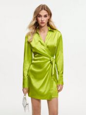 Акція на Плаття-сорочка коротке літнє жіноче SHEIN GD-00117488 L Салатове від Rozetka
