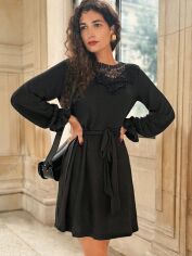 Акція на Плаття жіноче SHEIN GD-00117503 S Чорне від Rozetka