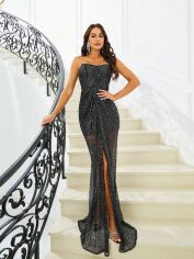 Акція на Плаття жіноче SHEIN GD-00119410 L Чорне від Rozetka
