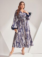 Акція на Плаття міді літнє жіноче SHEIN GD-00119445 XL Комбіноване від Rozetka